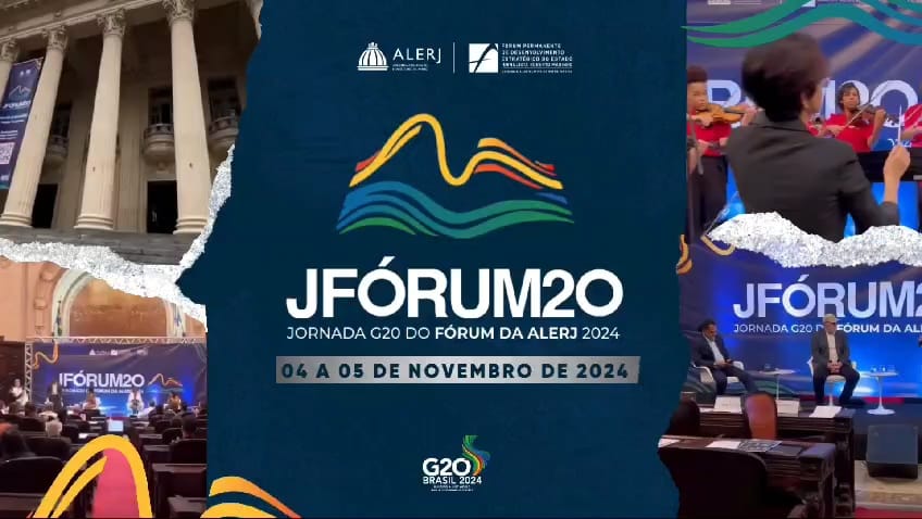 🎉 A Jornada G20 do Fórum da Alerj foi um sucesso! 

⏰Em 12 horas de evento, debatemos assuntos mais importantes para o Rio de Janeiro, para o Brasil e para o mundo.

🤝Seguimos juntos na construção de um futuro mais sustentável, justo e inclusivo! 

🔗: bit.ly/40WCDgP