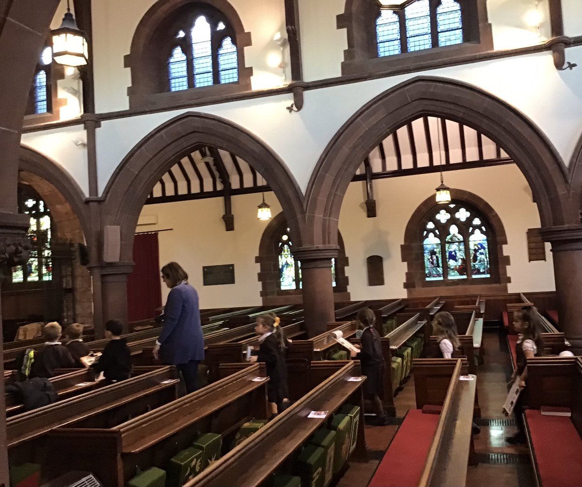 We visited our local church, St. Peter’s this week. This supported our RE lessons learning about Christianity.