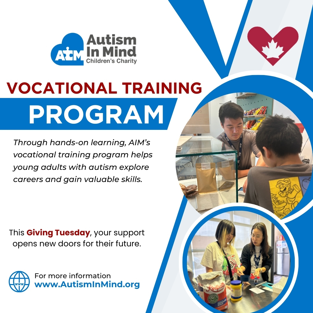 AutismInMindCC's tweet image. 🌟 Empowering AIM Kids! 🌟  

Vocational training changes lives, especially for kids with autism:  
✅ Independence  
✅ Social skills  
✅ Career paths  

Help us reach $24K for Giving Tuesday to expand these programs! 
Donate via our bio. 

#GivingTuesday #AIMCharity #Donate