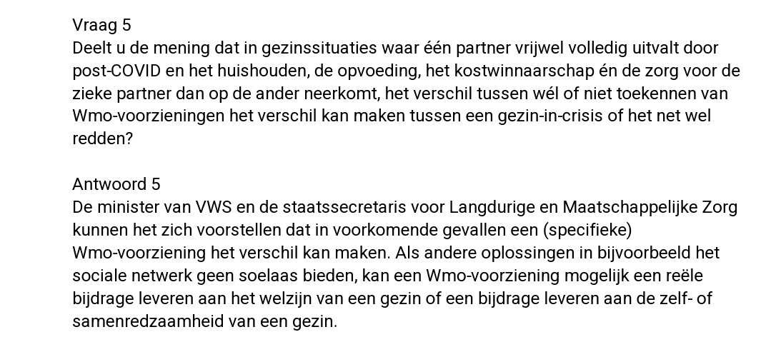 Zelden zo gehoord gevoeld in een Kamervraag. En net zo ongehoord in het antwoord.

Wij zitten in die crisis. 3+ jaar geleden hulp gevraagd.

Huisbezoek, regels weer uitgelegd, nog meer documenten, uitstel, afgewezen, afschuiven naar een ander loketje. 

En dan alles weer opnieuw.