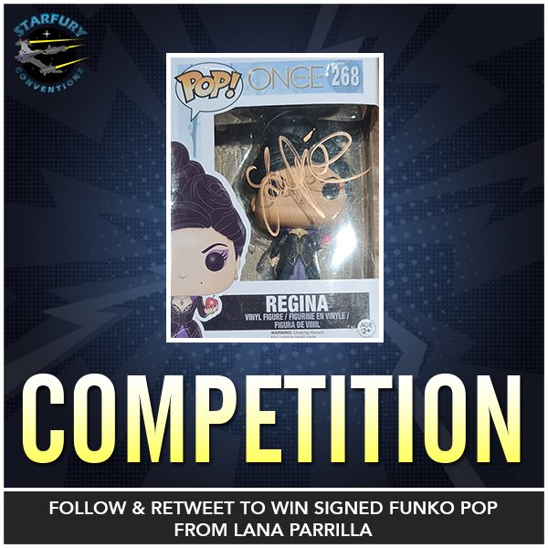 starfuryevents's tweet image. It's #competition time, with a great prize for fans of #onceuponatime

We are giving away an @OriginalFunko of our Evil Queen, Regina, signed by @LanaParrilla

For a chance to win, simply follow us and retweet this post. The winner will be chosen on Sunday.