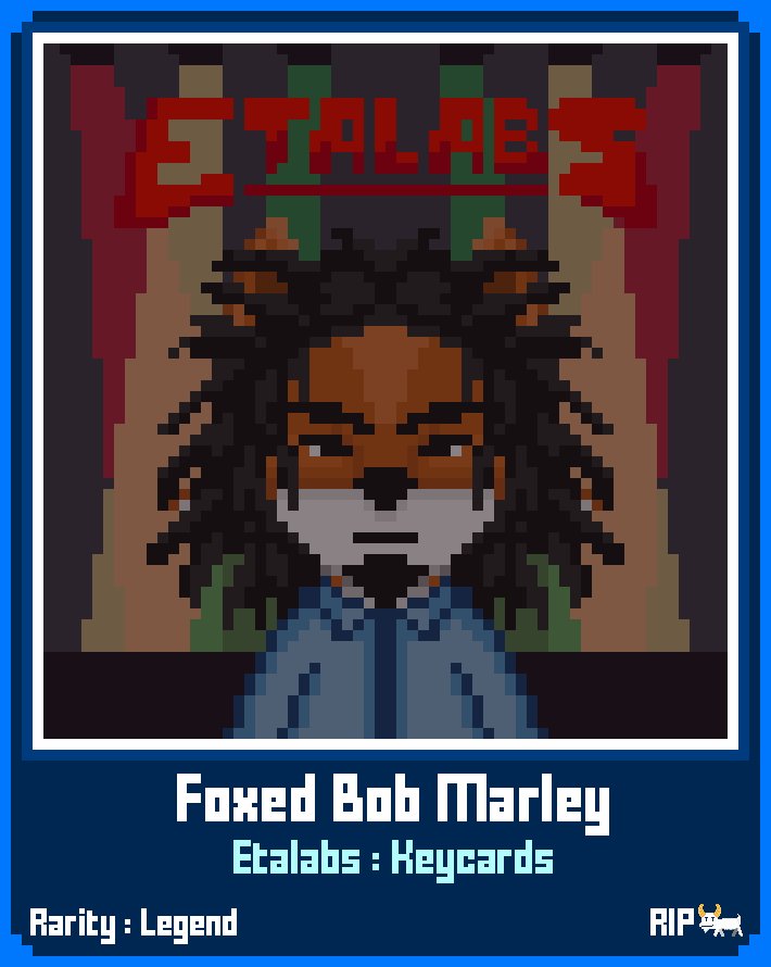 DarkPrince 🔥 (@darkprince2106) on Twitter photo Won this cool Foxed Bob Marley in a raffle with <a href="/Etalabs_Co/">EtaLabs.Co 🦊- CHAPTER 2 IS HERE</a> !!
Big Things are coming which certainly nobody should miss out on !! Thanks <a href="/Myspace147/">My Space 📝🛸</a> for hosting the raffles !! Keep em coming Brotha !! 🎉🎉🚀🚀 Won this cool Foxed Bob Marley in a raffle with <a href="/Etalabs_Co/">EtaLabs.Co 🦊- CHAPTER 2 IS HERE</a> !!
Big Things are coming which certainly nobody should miss out on !! Thanks <a href="/Myspace147/">My Space 📝🛸</a> for hosting the raffles !! Keep em coming Brotha !! 🎉🎉🚀🚀
