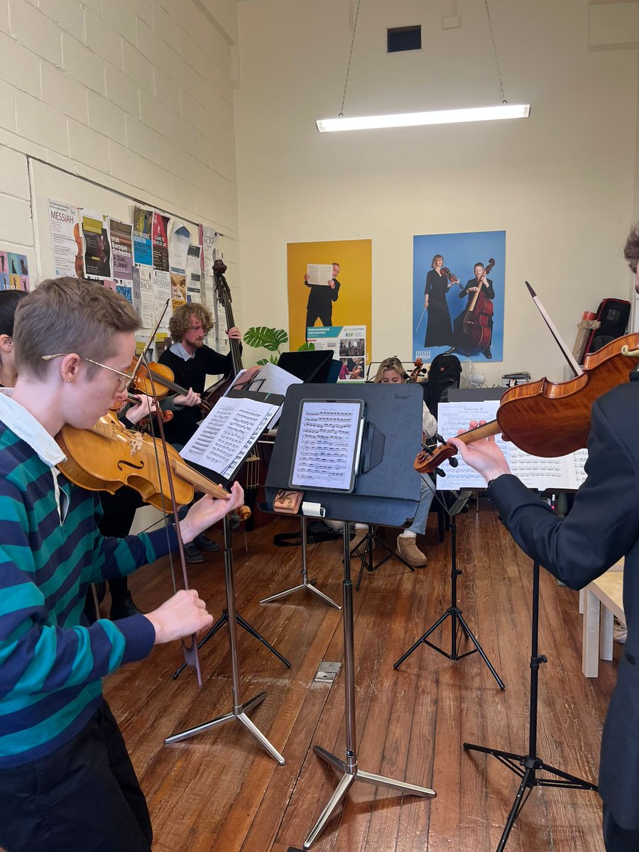 A sneak peak into the rehearsals for tomorrow’s sold-out concert! 🎶🎻

We’ll see you at The Pepper Canister for Vivaldi’s Four Seasons. 

The Irish Baroque Orchestra is proudly funded by @artscouncilireland.

#vivaldi #winter #music #art #ireland