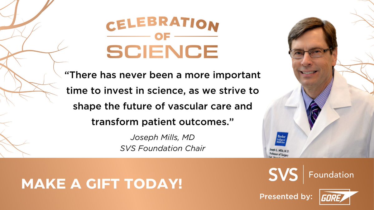 This season, we are excited to launch the Celebration of Science Campaign to raise $60,000 to fuel innovation in vascular health. Your gift supports research that changes lives—trust science, give today: give.vascular.org/campaign/64135…