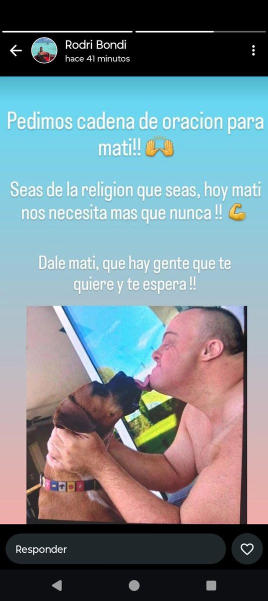 Vamos Mati, vamos guerrero.