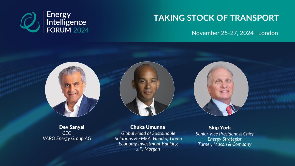 Can new engine technologies and biofuels revive ICE vehicles? Explore how these developments could shape the future of transportation and energy at the Energy Intelligence Forum 2024! &gt;  bit.ly/3V2s08E

#EIForum | November 25-27