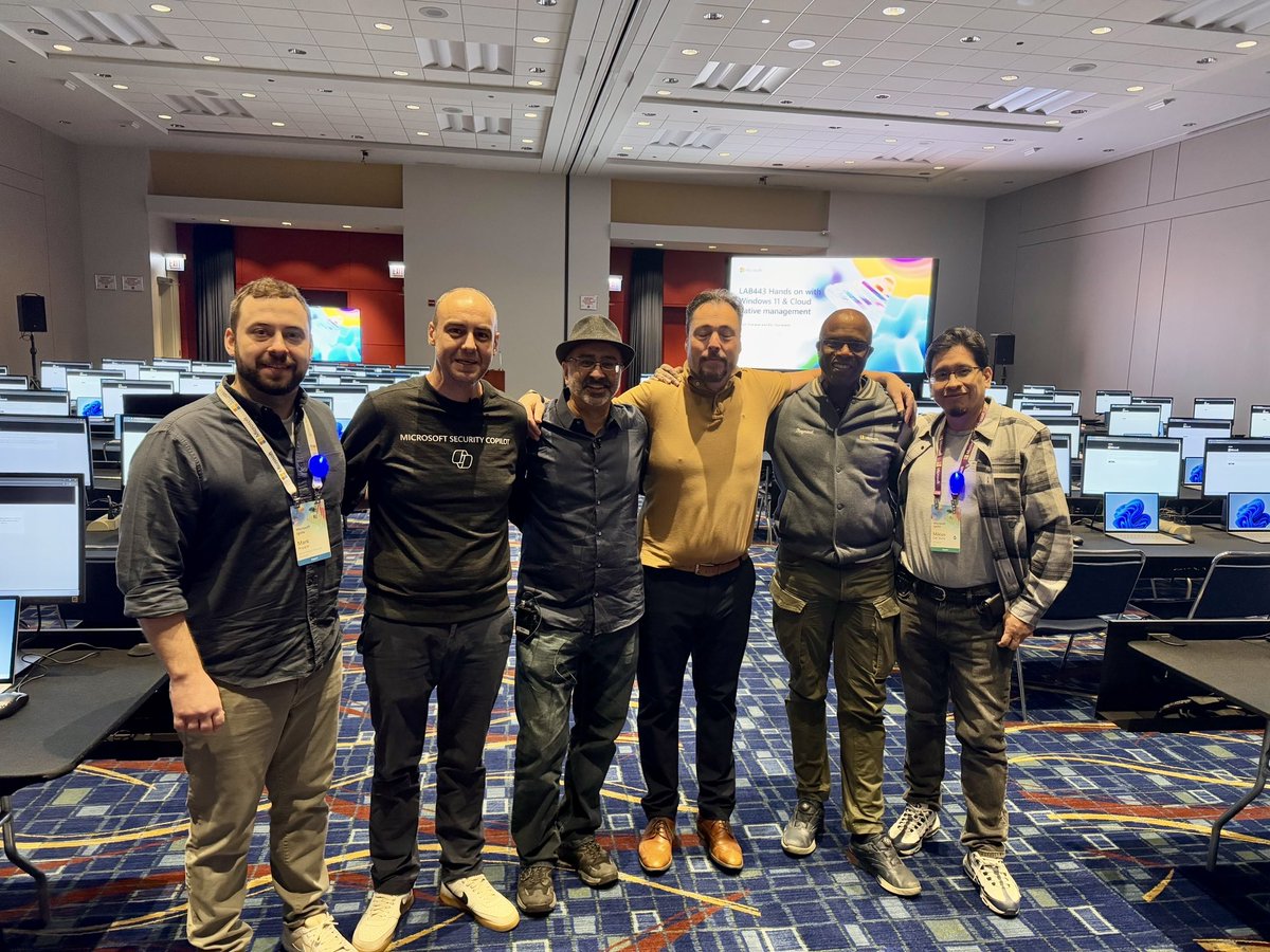 Mark_Hopper24's tweet image. Had a blast at #MSIgnite this week partnering with the Windows and Edge for Business teams to talk about all things Intune, Autopatch, Security Copilot, and cloud native with customers and partners.
Thanks for joining us, see you next year!