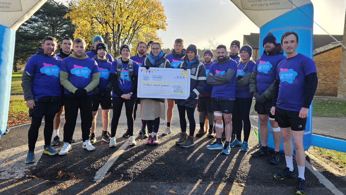 A huge well done to the Burma Company Team for completing a 24 hour running challenge. Despite the cold you have managed to raise over £2k for our hospices, making a huge difference to the families in our care 💖

<a href="/ATR_Winchester/">CO ATR Winchester</a>