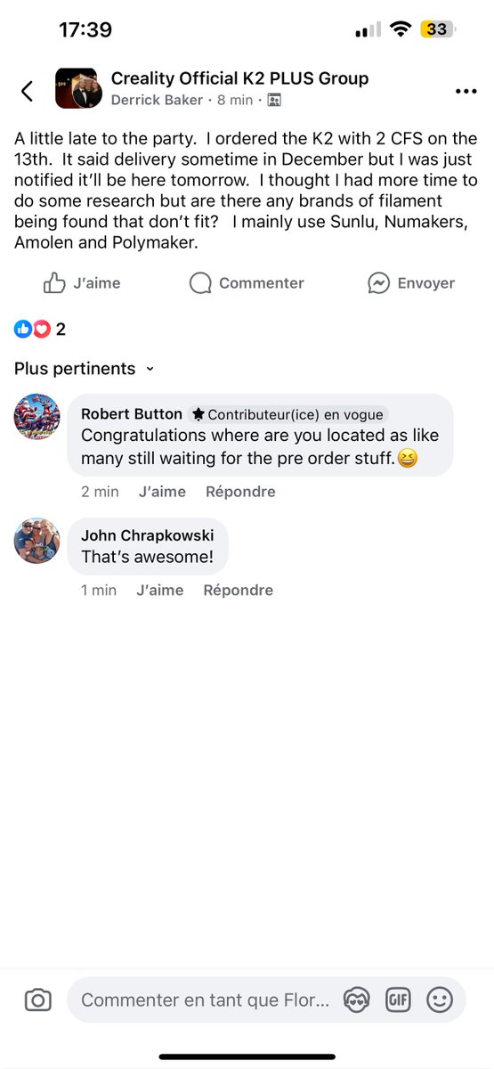 Guacatechi's tweet image. Well folks. New orders are officially getting them before preorders #crealityk2plus. Dunno how they failed at this so spectacularly