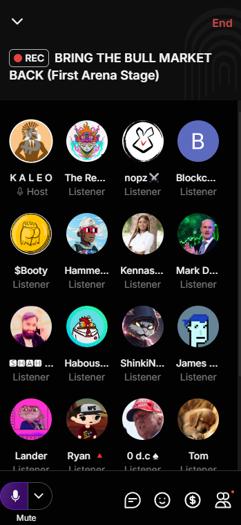 CryptoKaleo's tweet photo. If you want to join me speaking on the X stream, come join my ARENA stage and request to be a speaker.

Get in here ➡️ https://t.co/4JPRyO47Lg https://t.co/V8ut7MXiDx