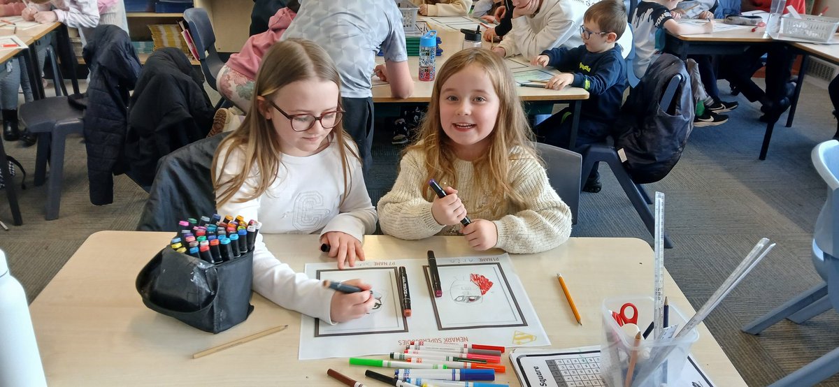 P1aNewarkPS's tweet image. A lovely end to Book Week Scotland! Sharing our whole school Talk for Writing text &apos;Supertato&apos; with our wonderful P7 buddies! Amazing illustrations! ❤️🦸‍♀️🦸‍♂️Thank you for having us. #BookWeekScot @NewarkPrimary