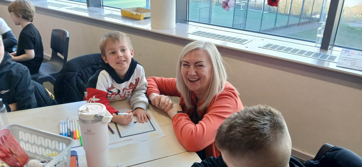 P1aNewarkPS's tweet image. A lovely end to Book Week Scotland! Sharing our whole school Talk for Writing text &apos;Supertato&apos; with our wonderful P7 buddies! Amazing illustrations! ❤️🦸‍♀️🦸‍♂️Thank you for having us. #BookWeekScot @NewarkPrimary