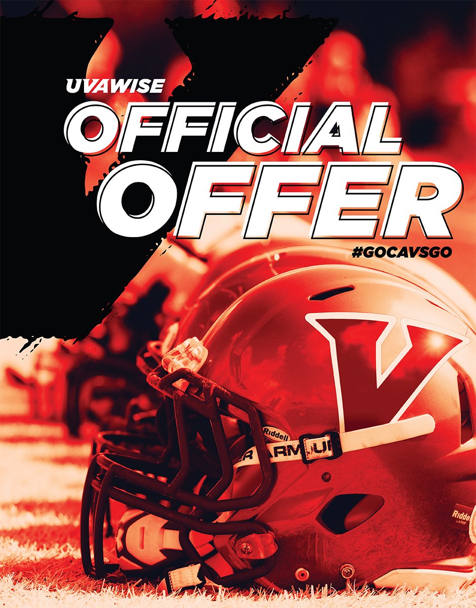 Blessed to EARN an offer from <a href="/UVAWiseCavsFB/">UVA Wise Football</a> Thank you <a href="/sammiecoates11/">Sammie Coates</a> <a href="/Coach_Ladd/">Tim Ladd</a> 
<a href="/train0187/">TRAINBUILT PERFORMANCE</a> <a href="/Clover_Football/">Clover Football</a> <a href="/coachwoolbright/">Perry Woolbright</a> <a href="/w_williams32/">Wayne Williams</a> <a href="/CoachGLutz/">Garrett Lutz</a> <a href="/HaganSmith76/">Hagan Smith</a>