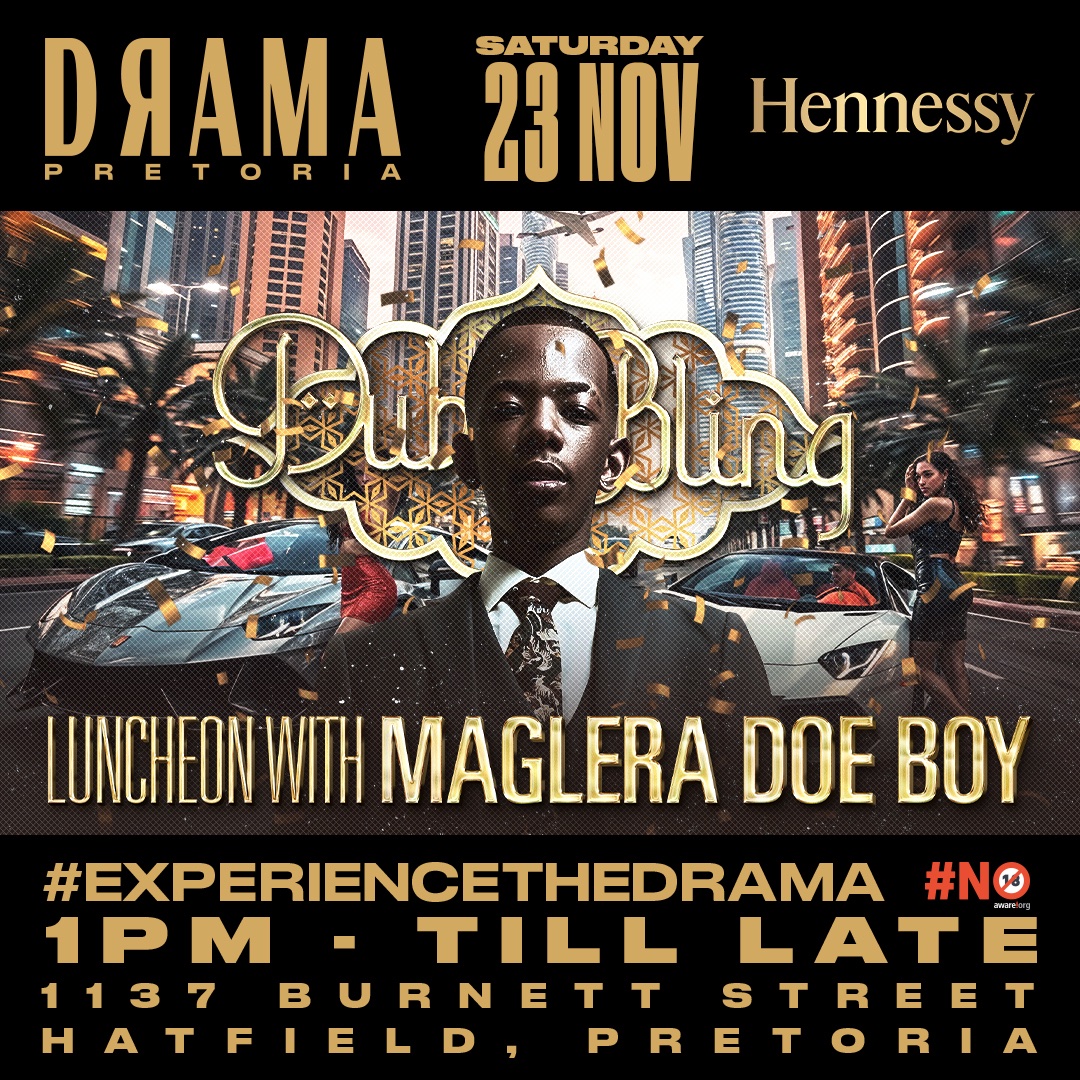 dramabar_pta's tweet photo. Celebrating the Big Boss!πΎπ° Dubai Bling experience has finally come π₯ππ»π― kicking it off with luncheon vibes then the night shall begin!π₯πΎπ₯
Featuring:
@Magleradoeboy12
@blxckie___
@VENOMZM
@DJLash_T
#experiencethedrama #dramapta https://t.co/qCXpuvJHWq