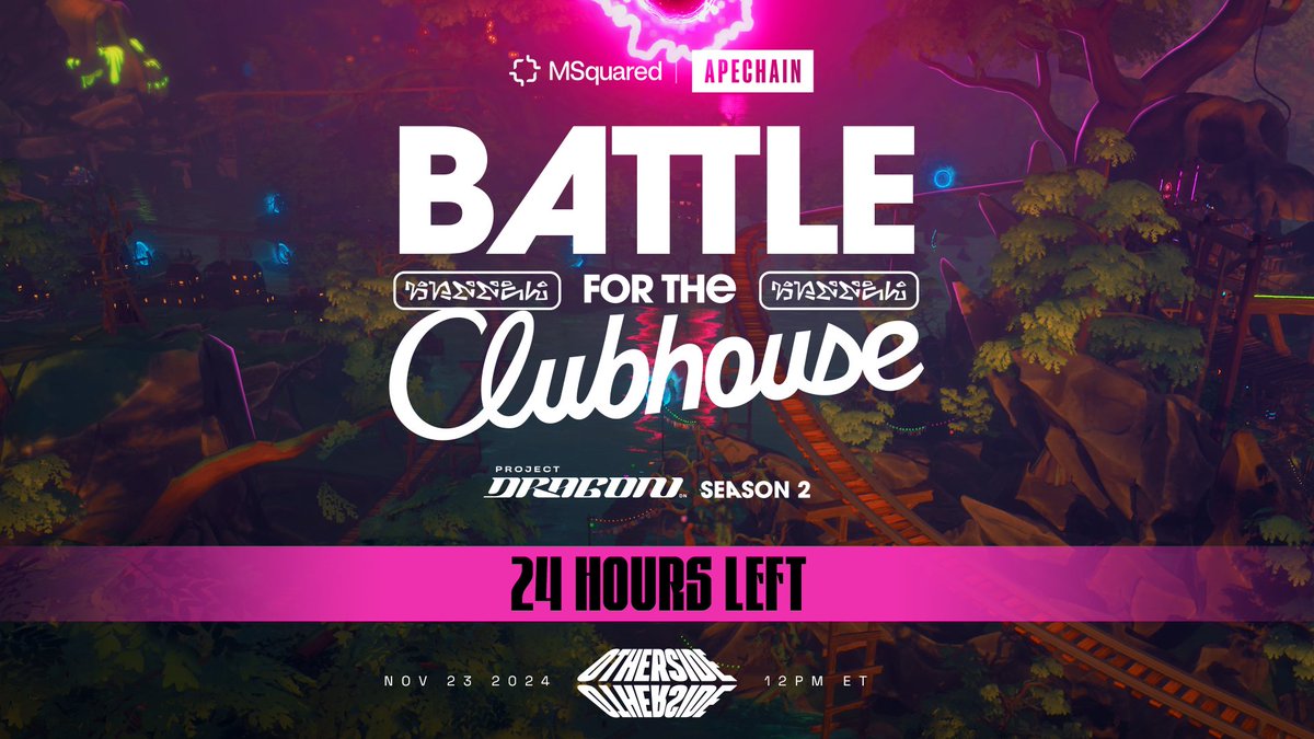 Voyagers,

Project Dragon: Season 2 - Episode 1 begins in 24 hours!