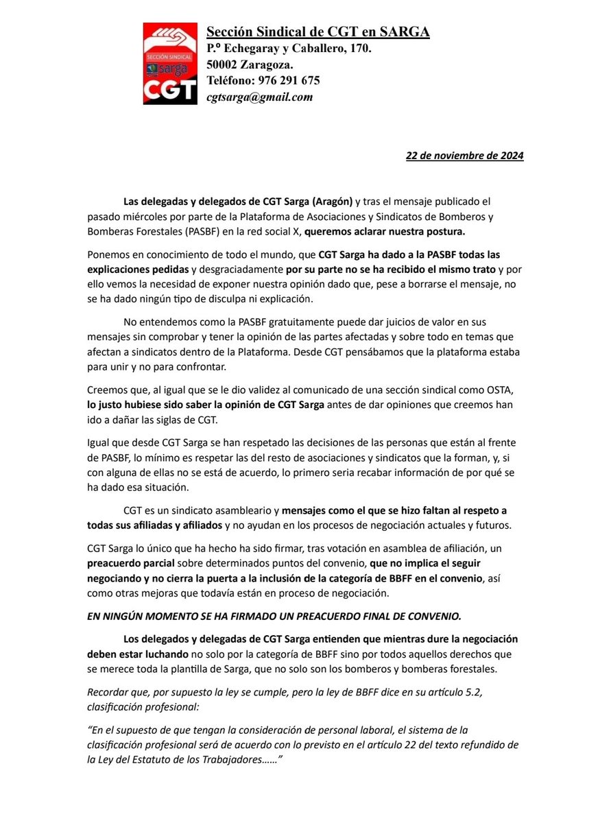 CGT SARGA tweet media