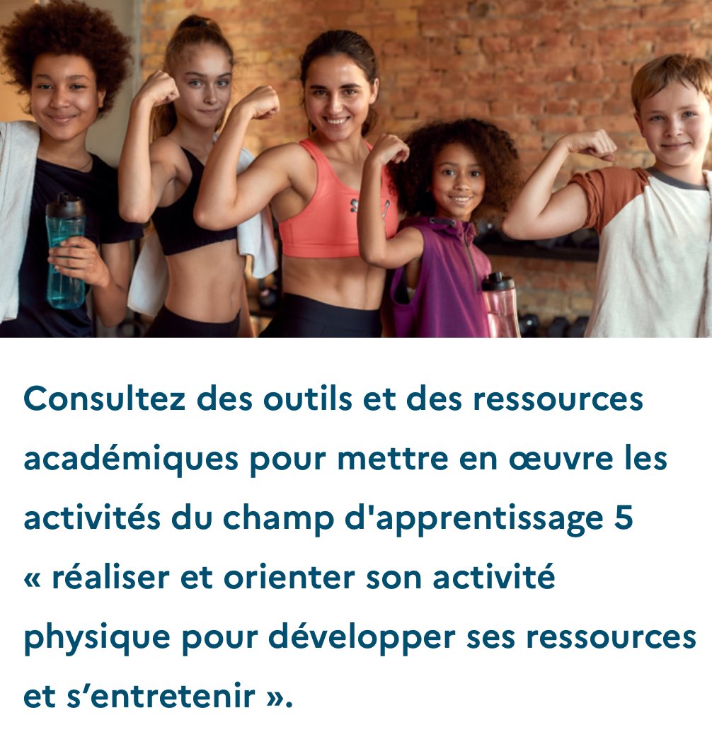 EPS_edu_num's tweet image. 📝 ACTUALITÉ 📝
Les activités du CA5 avec notamment 
▶️ step
▶️ cross-training
▶️ musculation 

Pistes de réflexion et scénarios pédagogiques enrichis par le numérique. 

eduscol.education.fr/4141/realiser-…