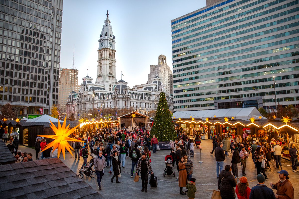 Get ready for the most magical season yet at Christmas Village! 🎄✨ 

With an upgraded Kids Wonderland, festive beer gardens, a new vegan booth, 120+ vendors, and so much more, there's something for everyone to enjoy. Let the holiday magic begin!

phila.gov/2024-11-22-enj…