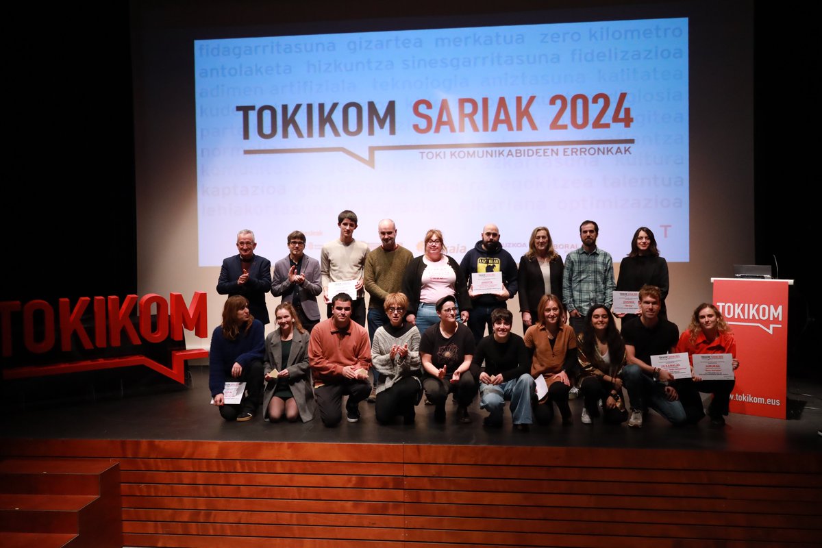 Toki komunikabideen urteko lan onenak saritu dituzte Tokikom Sarietako zortzigarren edizioan.

👉labur.eus/w970z

#gitb #goierritelebista #tokikomsariak2024