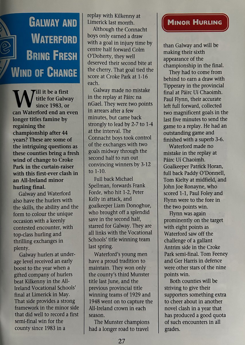 GAA Programmes tweet media