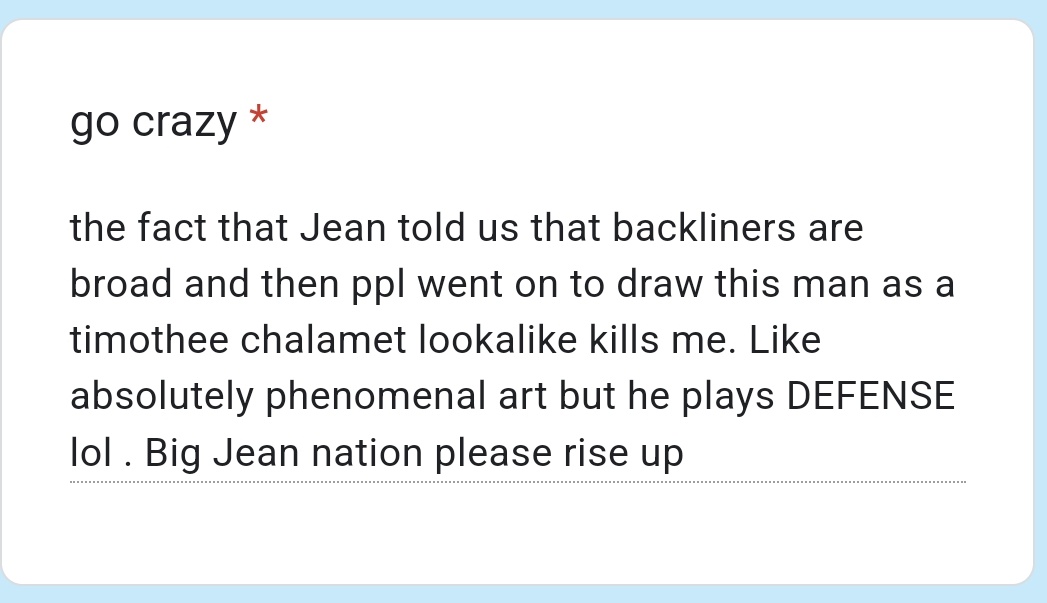 camisonmars's tweet photo. he is a big boy!! give me jean with wide shoulders!!! jeremy disappearing behind jean https://t.co/FME3koK1wm