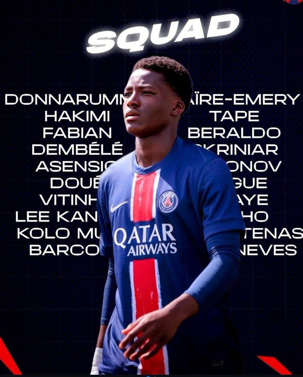 FC93officiel's tweet photo. ✅ Félicitations à Axel Tape, formé au FC93, pour sa première convocation avec le groupe pro du @PSG_inside pour affronter @ToulouseFC ce soir en @Ligue1 ! 🔥⚽
Toute la famille FC93 est fière de toi et te soutient pour cette belle étape !
#FC93 #PSG #AxelTape @TitisduPSG https://t.co/sw6fcOm4Fo