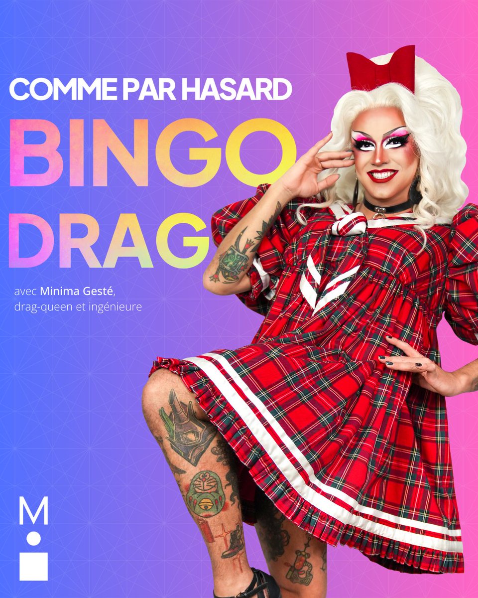 Novembre, c'est le Mois du Genre à Sorbonne Université ! Ne manquez pas notre événement : Bingo Drag : Comme par hasard !

🗓 28 novembre de 18h à 19h
📍 Amphithéâtre Perrin I Espace INVENTER

🔗 Gratuit, sans réservation swll.to/16VBrp

 #bingodrag #moisdugenre