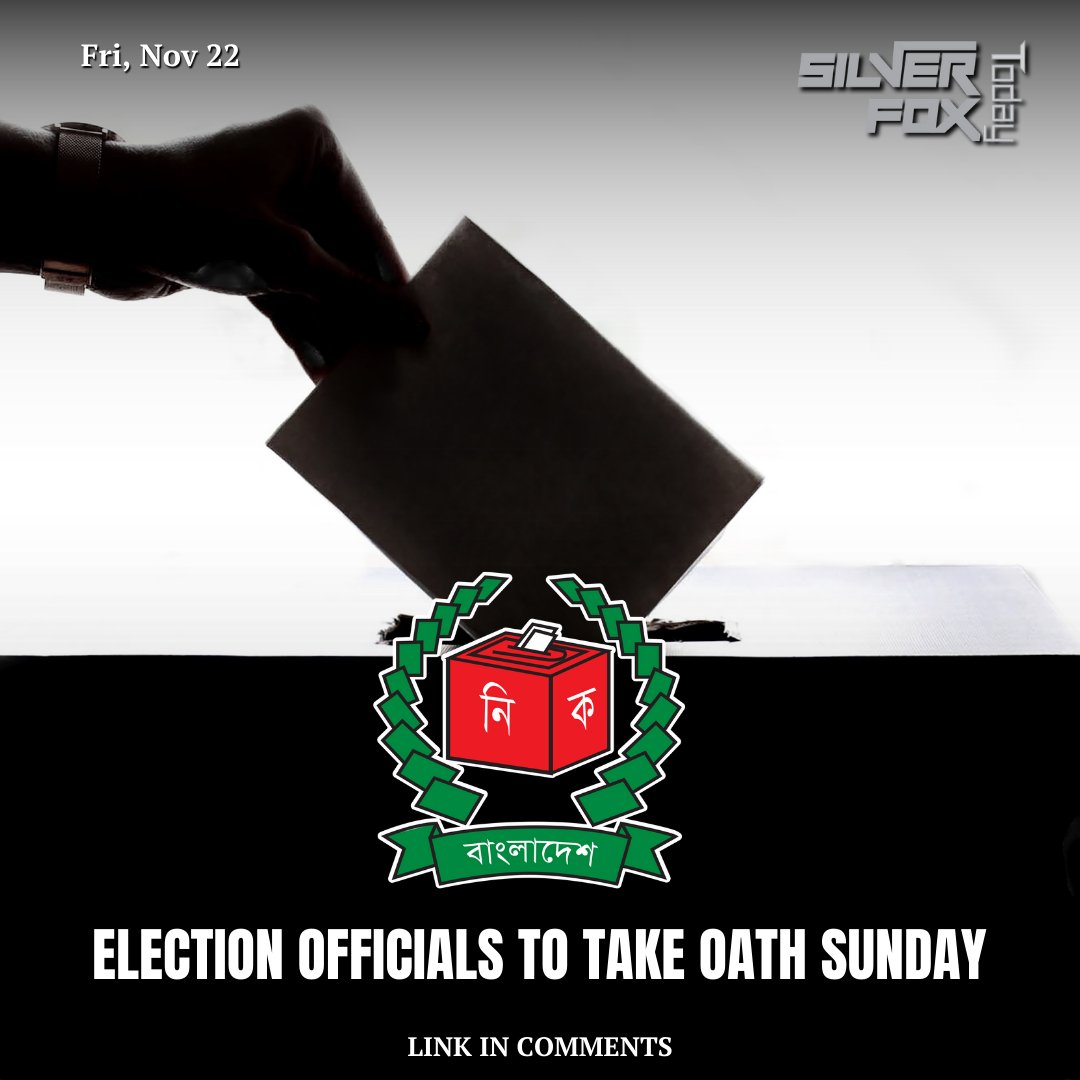 silverfox_today's tweet photo. Former Secretary AMM Nasir Uddin has been appointed as the Chief Election Commissioner (CEC), with four additional commissioners.

#ElectionCommission 
#BangladeshDemocracy 
#GovernmentAppointments 
#PoliticalReform 
#ElectoralProcess

Source: @samakaltw https://t.co/JdMTQRG92E