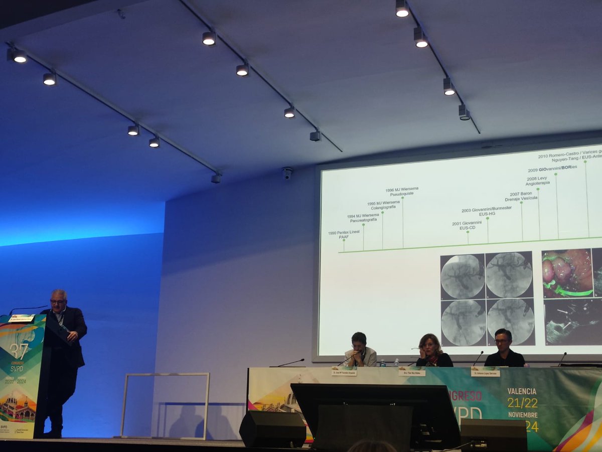 🔝CONFERNECIA DE CLAUSURA #SVPD2024 

🔵"Presente y futuro de la econdoscopia terapéutica" 
Dr. José Aparicio <a href="/japariciot2/">José Ramón Aparicio</a>  <a href="/GVAsalualicante/">GVADptoSaludAlicante</a> 

Moderan: Dra.Pilar Nos <a href="/pilarnos/">Pilar Nos</a> <a href="/HospitalLaFe/">HospitalLaFe</a> J.M.Paredes y Dr. Antonio López @alopezserrano <a href="/GVADrPeset/">DS Doctor Peset</a>