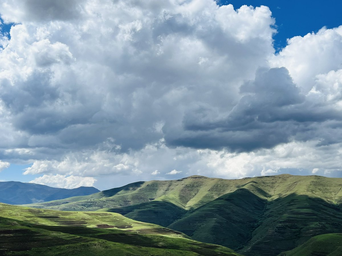 I will crest these mountains soon. Part of my job that is very refreshing…going out to see these breathtaking views.
#VisitLesotho