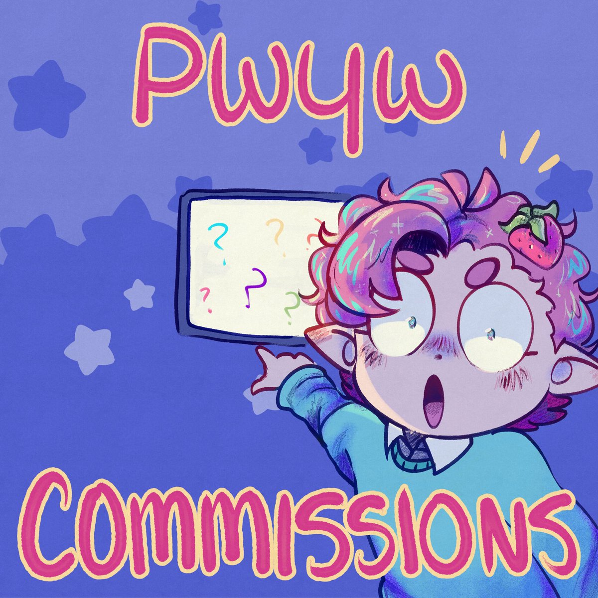 cybercryptid's tweet photo. Sadly, am not back to post more art really, but I’ve got some extra bills this month, y u c k.
BUT this is a nice little way for someone on a budget to get a little something, too! So I thought this was a nice way to go! 💕

#cartoon #commissionsopen #art https://t.co/vZpDZtfDA7