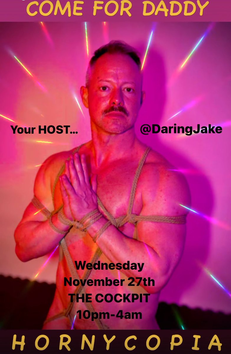 Come blow off some steam before family time on Thanksgiving at:

COME FOR DADDY : HORNYCOPIA 

GET CHEAPER PRESALE TIX HERE!!  
redeyetickets.com/come-for-daddy/

<a href="/sniffiesapp/">sniffies</a> 
@comefordaddy_
<a href="/jxxlcommunity/">JXXLCOMMUNITY</a> 
<a href="/redeyeny/">Red Eye NY</a>
@redeyetickets