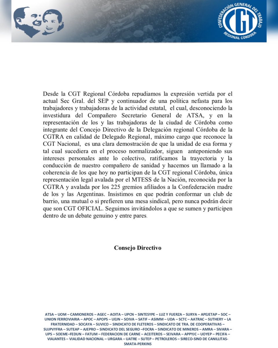 Repudiamos y decimos NO!