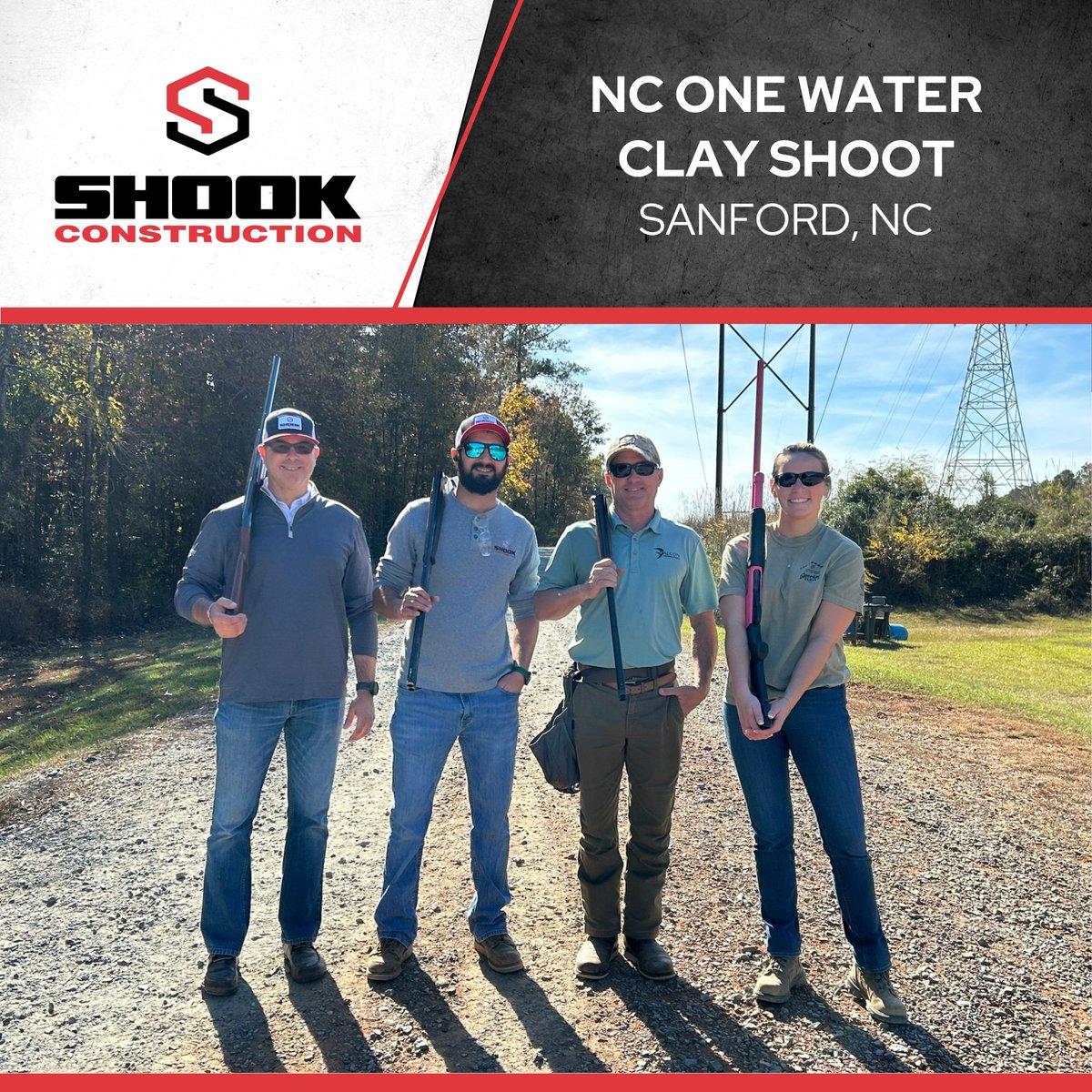 Many thanks to the Timmons Group and NC One Water for organizing their sporting clays event. Our team had an amazing time networking and living out our core value of FUN: finding joy in our daily activities, expressing love for one another, and taking time to enjoy the ride!