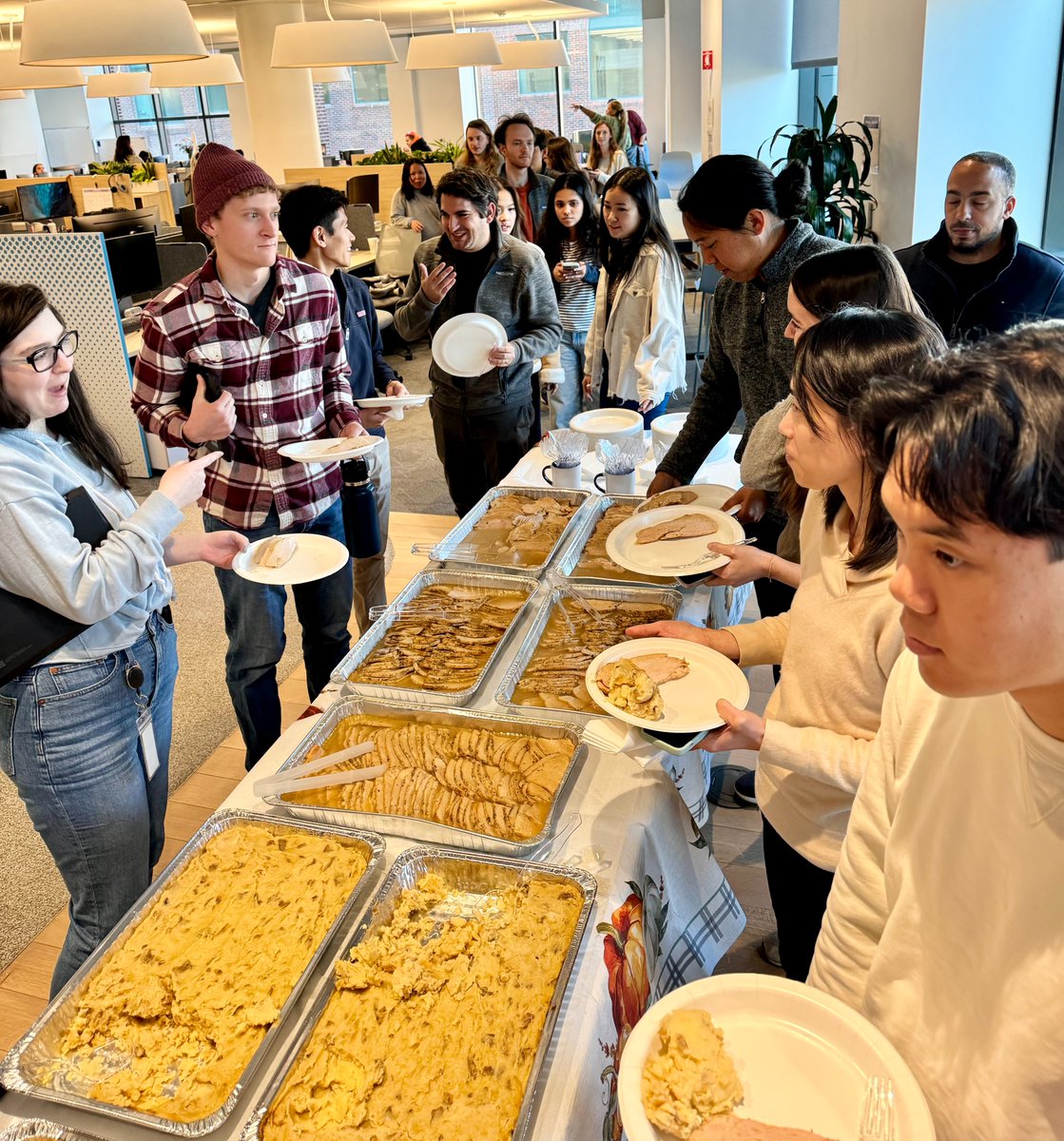We recently held our annual team Thanksgiving celebration! We use this time as an opportunity to gather together, enjoy a delicious potluck and express gratitude and appreciation for the strides we've made in 2024 towards delivering transformative medicines to patients. Wishing