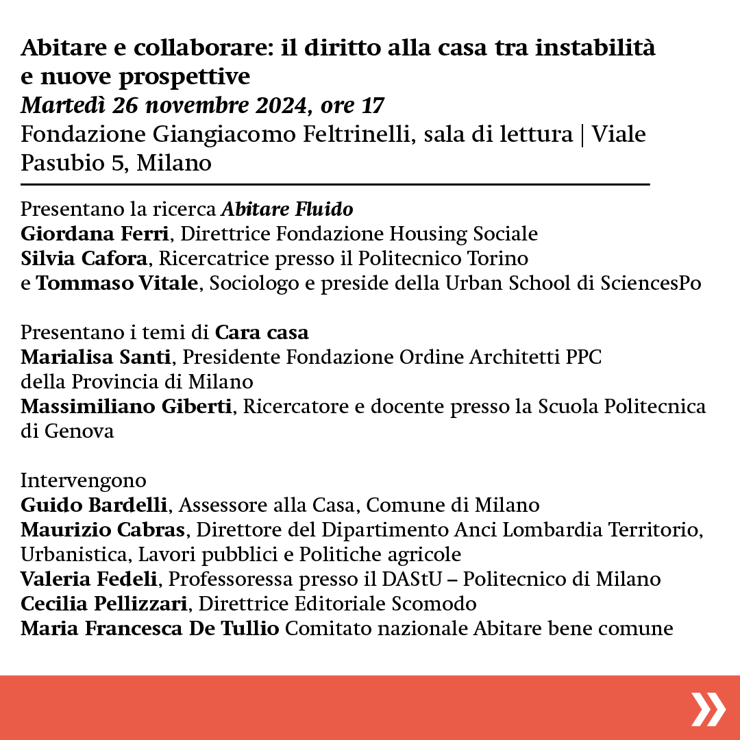 Tra i prossimi appuntamenti la #Fondazione incontra gli atenei milanesi per presentare il volume “#Milano e le #università”, un evento dedicato ai #DataCenter e la partecipazione al festival About a City 2024.

Per iscriversi: ordinearchitetti.mi.it/it/cultura/eve…