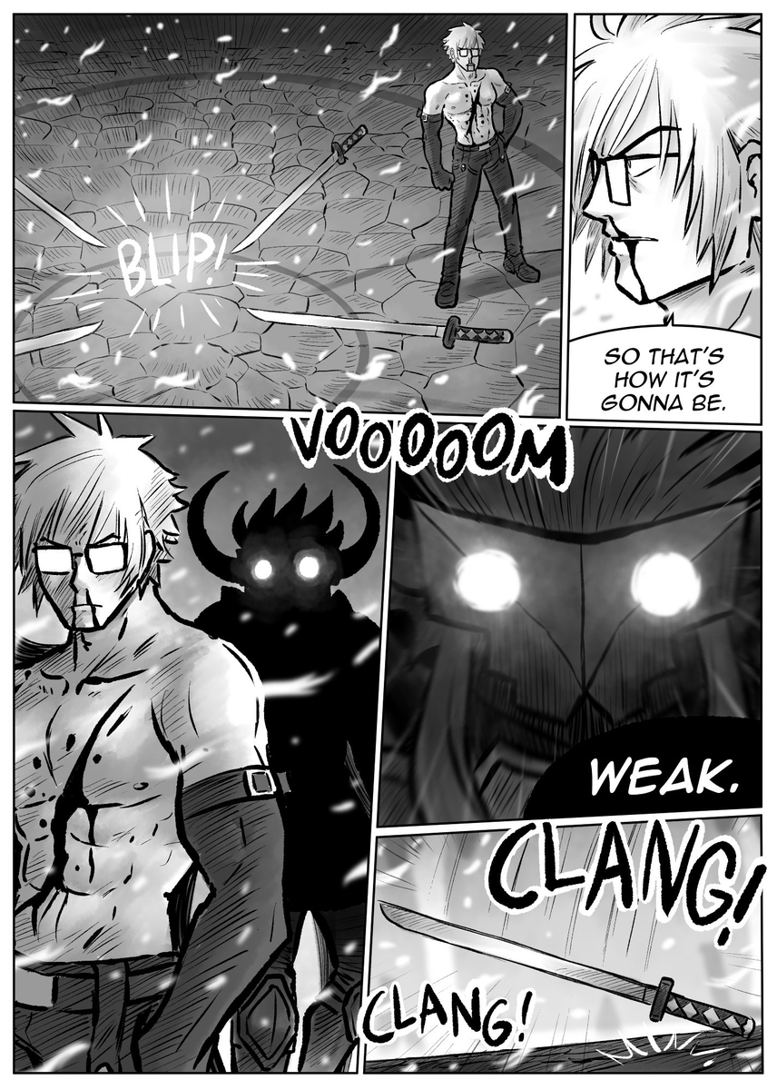 CHAPTER 43 of my ongoing comic DOWNTOWN DUNGEON: OUR HERO IS MISSING! is out now on TAPAS and WEBTOONS, featuring 30 brand new pages and guest artwork by the lovely @TopsieTurvy_ !
Go read it NOW (l!nks below)