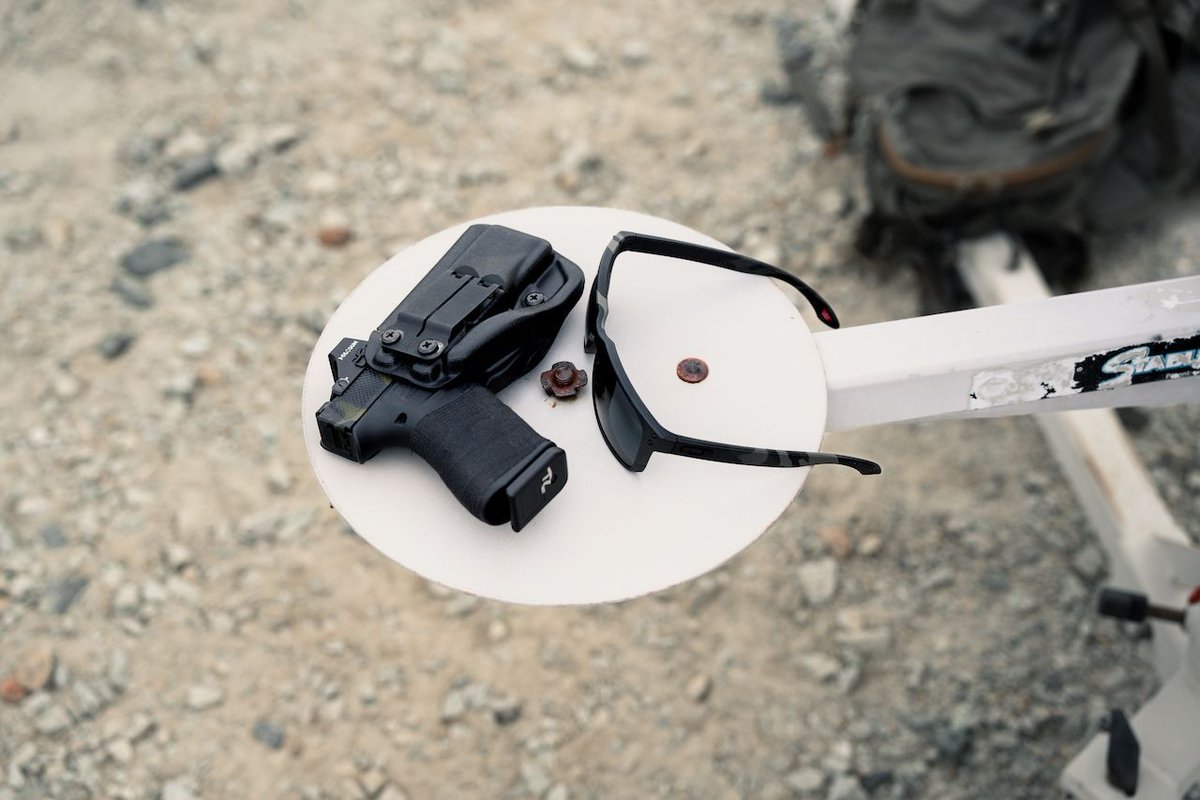 When shooting steel glasses are a must. #safety #shooting #rangelife PC: Tactical Camera