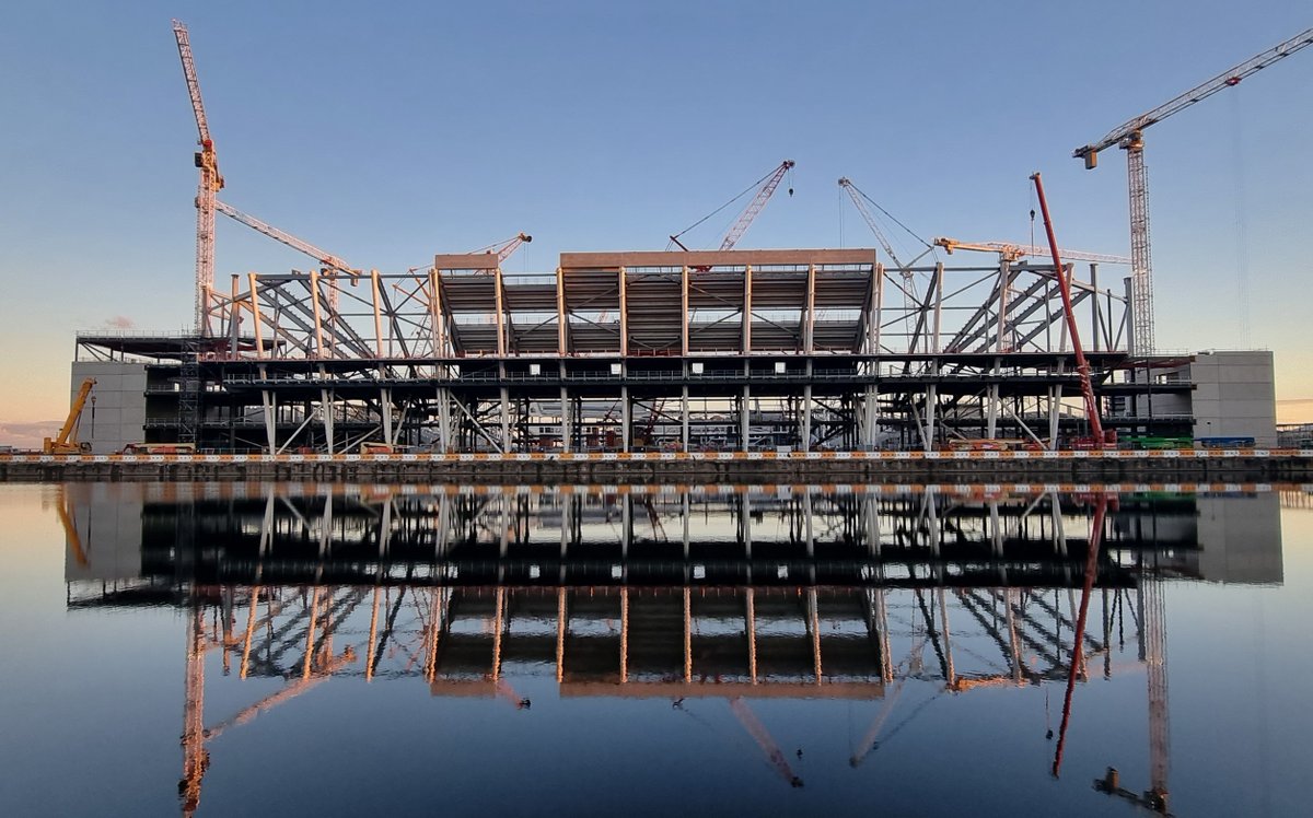 BanagherPrecast's tweet image. The  UK Concrete Society bestowed the First placed Highly Commended award to Everton FC Stadium 🏆 This project is a masterclass in offsite MMC - with 40% of the 14,000 precast units manufactured before being required on site!

#ChallengeUs
