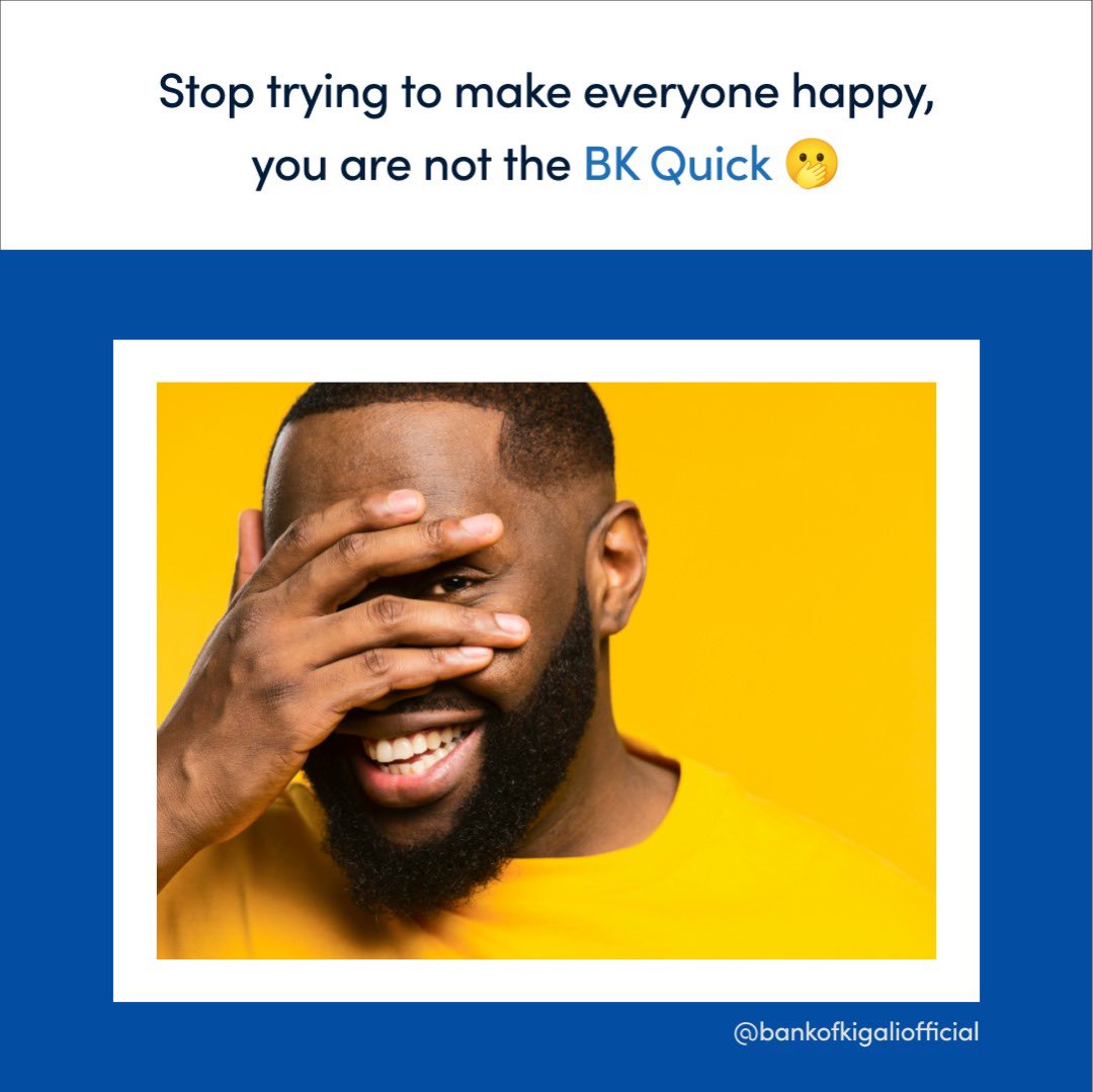 NanjyeNiBK's tweet photo. Why stress about making everyone happy? 😅 Leave that to BK Quick – the instant loan that’s here for YOU! 💸
Borrow up to 500,000 FRW anytime, anywhere using BK Mobile App, USSD, or Internet Banking. Start your weekend worry-free! 🚀
#BKQuick #NanjyeNiBK #lifewithBK https://t.co/fnymoygpjv