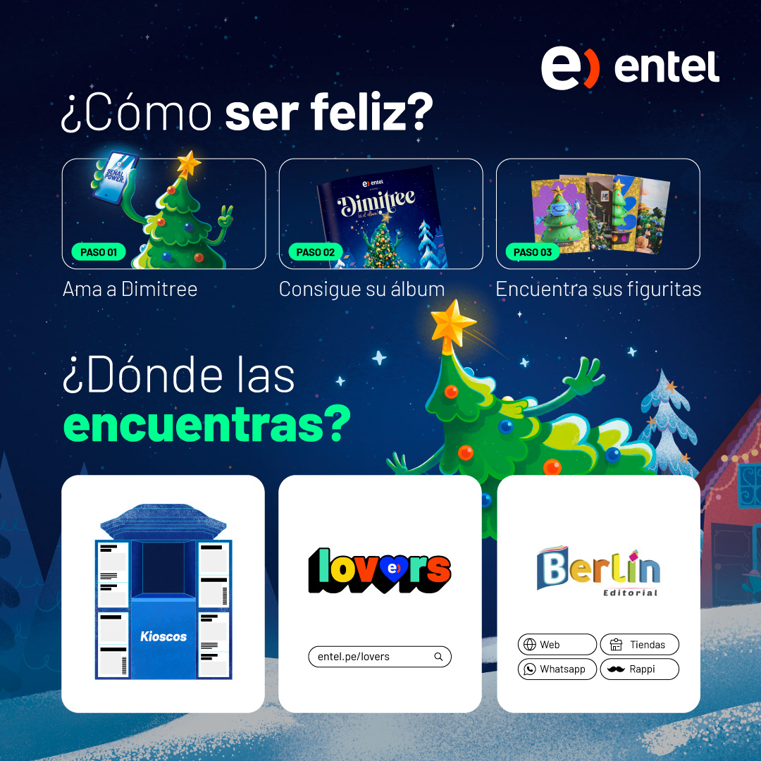 EntelPeru's tweet photo. Llenar el álbum con las figuritas del árbol más guapo, bello, carismático, o sea de mí, es una Señal Power. 🎄

Encuéntralas en: https://t.co/RmSOFDeeeq, kioscos, tiendas y web Editorial Berlín.

#Lovers #Album #Dimitree https://t.co/Ac12mX7Ymt
