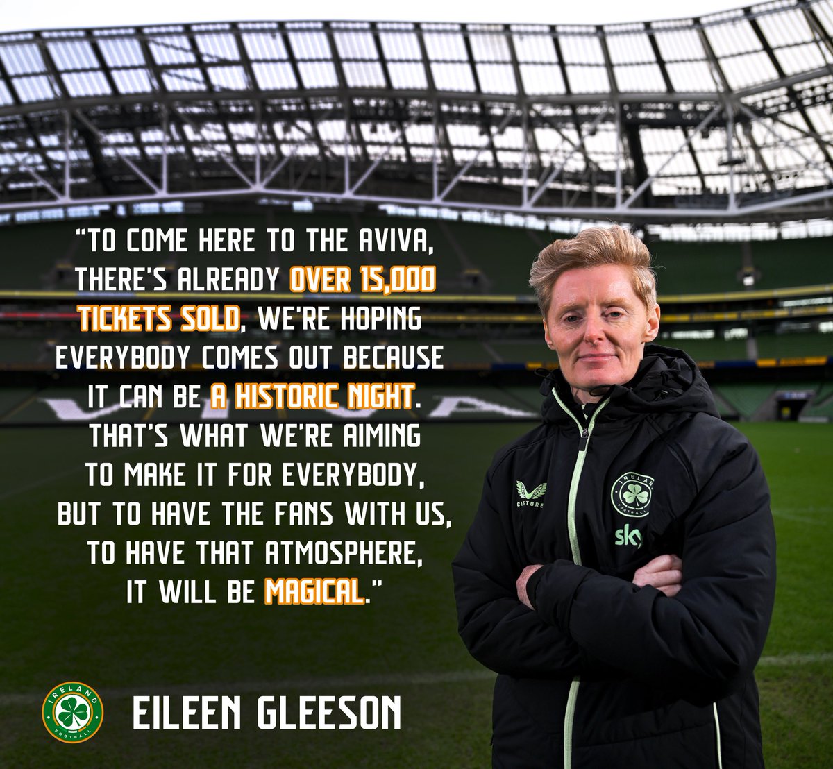 Be with us at the Aviva Stadium 🤩☘️

🎟️ ticketmaster.ie/event/18006157…

#COYGIG