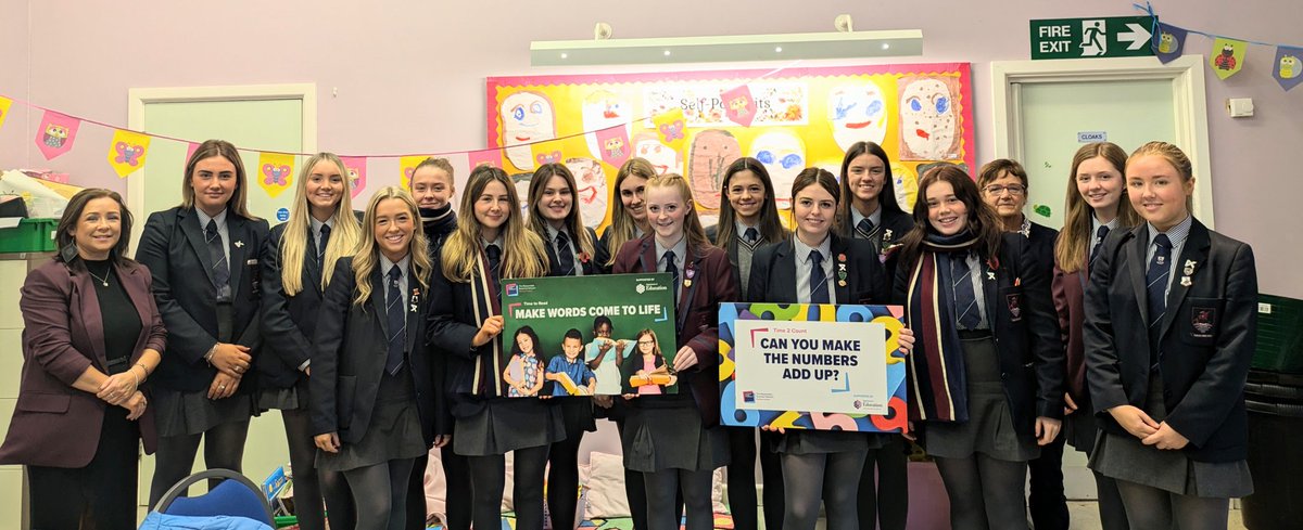 mulgrew_ciara's tweet image. We&apos;re very grateful to these super @larnegrammar pupils &amp;amp; our new retiree who will all be dedicating an hour a week to help pupils in #StMacNissisPS through the @bitcni #TimeToRead &amp;amp; #Time2Count programmes! #MakingADifference  #SupportingYourCommunity ❤️🫶🏼❤️
