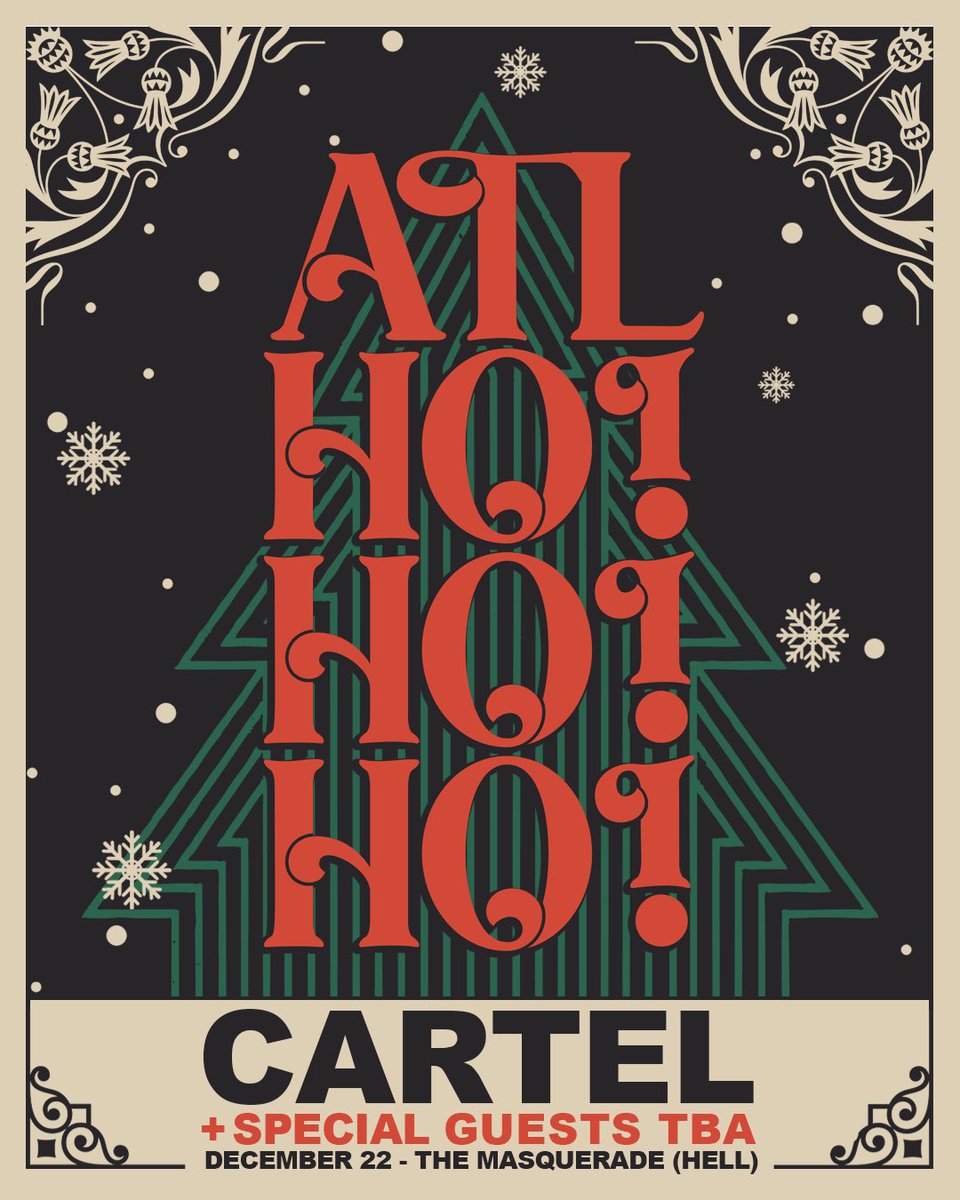 🎄🎶 ATL, it’s been way too long… But we’re coming HOME for the holidays! 🎅✨

Catch us at The Masquerade (Hell) on December 22 for "ATL Ho! Ho! Ho!", our first Atlanta headline show in 9 YEARS! 🎸🔥 

🎟️ Tickets are on sale now!