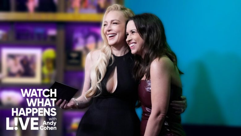 omgblog's tweet image. OMG, WATCH: Lindsay Lohan and Lacey Chabert reunite on WWHL, talk secrets omgwh.at/TGKvZY #Celebs #AndyCohen #laceychabert