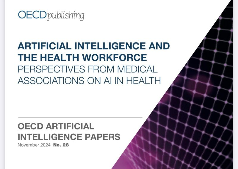 George E. Dafoulas MD, MBA in HSM (@georgeedafoulas) on Twitter photo Almyranti, M. et al. (2024), “Artificial Intelligence and the health workforce: Perspectives from medical associations on AI in health”, OECD Artificial Intelligence Papers, No. 28, <a href="/OECD/">OECD ➡️ Better Policies for Better Lives</a> Publishing, Paris, oecd.org/en/publication… Almyranti, M. et al. (2024), “Artificial Intelligence and the health workforce: Perspectives from medical associations on AI in health”, OECD Artificial Intelligence Papers, No. 28, <a href="/OECD/">OECD ➡️ Better Policies for Better Lives</a> Publishing, Paris, oecd.org/en/publication…