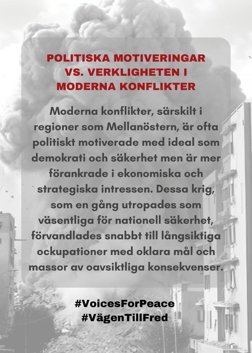 daniarashid_'s tweet photo. Politiska Motiveringar vs. Verkligheten I Moderna Konflikter 

#voicesforpeace #vägentillfred #Ahmadiyya #islam #stoppakrig https://t.co/OGw30Oc8Th