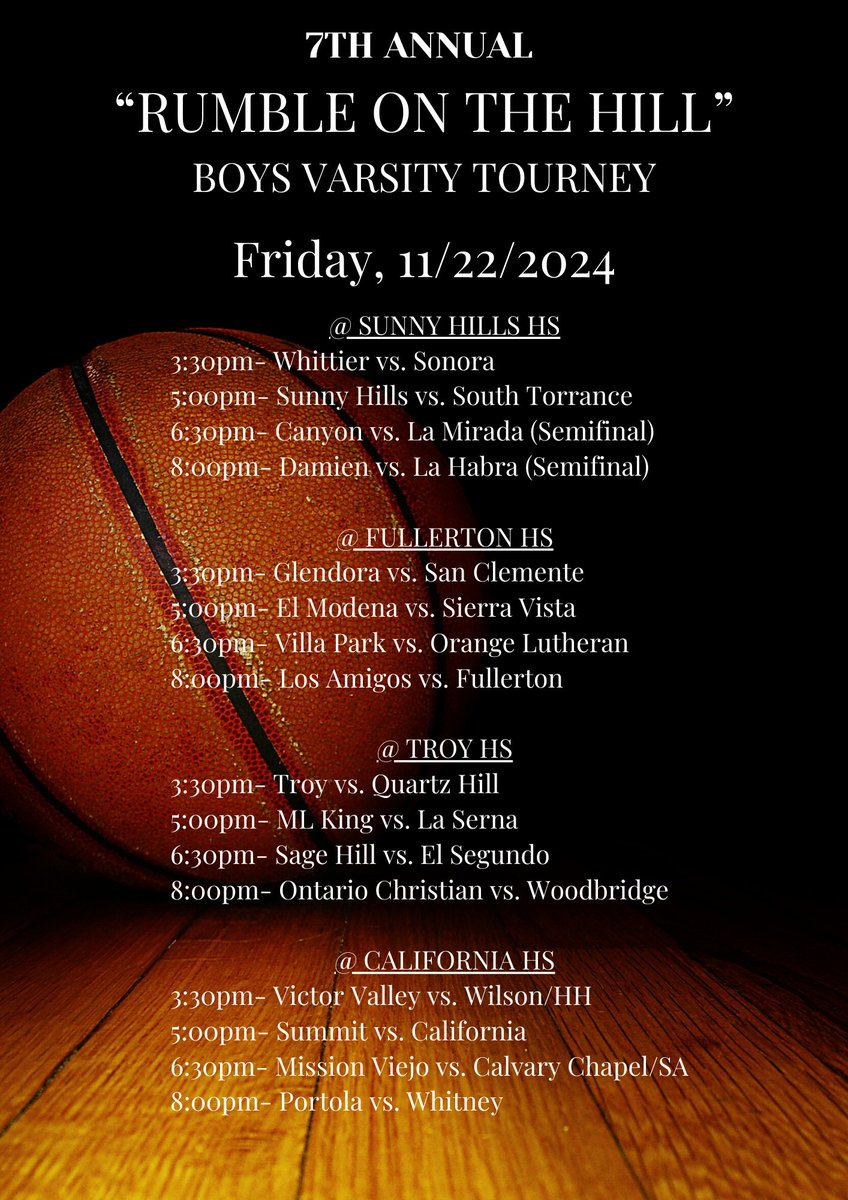 Sunny Hills High School Basketball (@shlancersbball) on Twitter photo Today's Schedule: 11/22/24 π
<a href="/ocvarsity/">ocvarsity</a> <a href="/OCSportsZone/">OC Sports Zone</a> <a href="/210PrepSports/">210 Prep Sports</a> <a href="/latsondheimer/">eric sondheimer</a> <a href="/SteveFryer/">Steve Fryer</a> <a href="/ocvarsityguy/">Dan Albano</a> <a href="/MattyK31/">Matthew Kovach</a> <a href="/breezepreps/">Breeze Varsity</a> <a href="/HoopsCal/">SoCalHoopsScores</a> <a href="/ssectionstats/">Southern Section Stats</a> <a href="/ScholSeries/">Scholastic Series</a> <a href="/James_Escarcega/">James Escarcega πππβΎοΈπ₯ π€Όπ€½π½ββοΈππΌββοΈππ»β½οΈ</a> <a href="/SGVNSports/">Fred J. Robledo π¨π»βπ»</a> <a href="/FrankieBur/">Frank Burlison</a> <a href="/RonMFlores/">Ronnie Flores</a> <a href="/theevoiceof/">#TVO</a> <a href="/Tarek_Fattal/">Tarek Fattal</a> <a href="/toddmalecki/">Icemenπ/Recruiter/Desert Valley/Rising βStars</a> <a href="/Inland_Sports/">The Inland_Sports Show</a> Today's Schedule: 11/22/24 π
<a href="/ocvarsity/">ocvarsity</a> <a href="/OCSportsZone/">OC Sports Zone</a> <a href="/210PrepSports/">210 Prep Sports</a> <a href="/latsondheimer/">eric sondheimer</a> <a href="/SteveFryer/">Steve Fryer</a> <a href="/ocvarsityguy/">Dan Albano</a> <a href="/MattyK31/">Matthew Kovach</a> <a href="/breezepreps/">Breeze Varsity</a> <a href="/HoopsCal/">SoCalHoopsScores</a> <a href="/ssectionstats/">Southern Section Stats</a> <a href="/ScholSeries/">Scholastic Series</a> <a href="/James_Escarcega/">James Escarcega πππβΎοΈπ₯ π€Όπ€½π½ββοΈππΌββοΈππ»β½οΈ</a> <a href="/SGVNSports/">Fred J. Robledo π¨π»βπ»</a> <a href="/FrankieBur/">Frank Burlison</a> <a href="/RonMFlores/">Ronnie Flores</a> <a href="/theevoiceof/">#TVO</a> <a href="/Tarek_Fattal/">Tarek Fattal</a> <a href="/toddmalecki/">Icemenπ/Recruiter/Desert Valley/Rising βStars</a> <a href="/Inland_Sports/">The Inland_Sports Show</a>