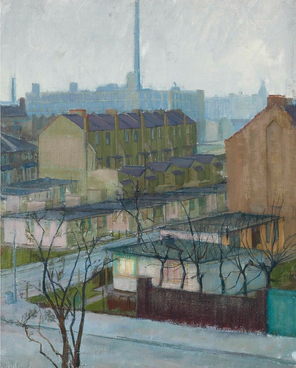 'View from 57 Albert Bridge Road', Battersea (1948) by Sir Terry Frost

(Private collection)