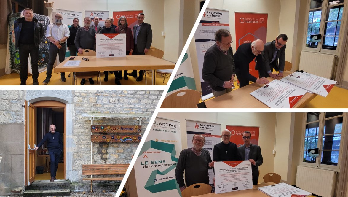 .<a href="/bdt_bfc/">Mathieu Aufauvre</a> &amp; <a href="/franceactive/">France Active</a> Franche-Comté unissent leurs forces pour soutenir le plan de développement de l’association bisontine les Invités au Festin® 
🤝 400 K€ en quasi-fonds propres mobilisés à l’occasion de la semaine européenne pour l’#emploi des personnes #handicapées
